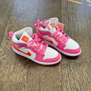 Nike Air Jordan Kids Pink High-Top Sneakers - never worn